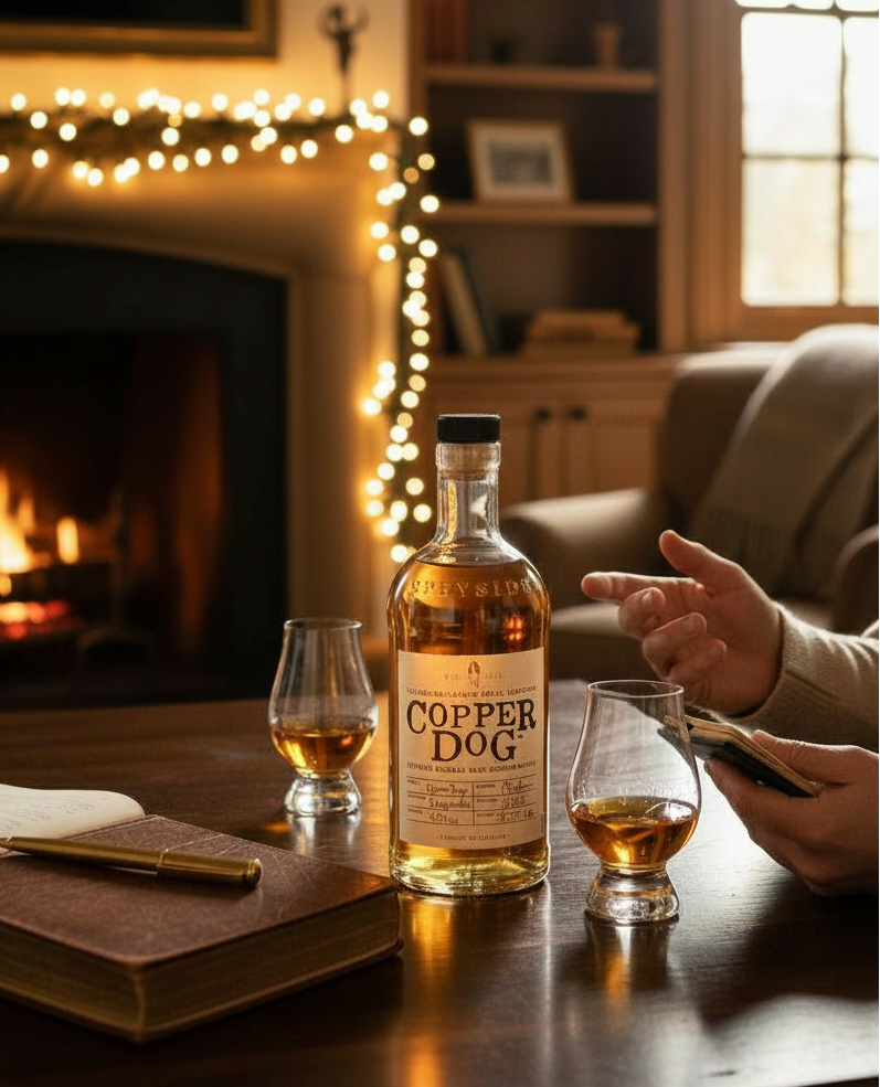 Copper Dog at The Craigellachie Hotel. Blended Scotch Whisky from Speyside.